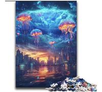 Cosmic Jellyfish 2000 Pieces Jigsaw Puzzle For Adults Teens, Help The Brain Exercise Addictive Toys to Cultivate Patience Unique Challenge Game (70x100cm)