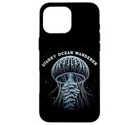Cosmic Jellyfish - Starry Ocean Wanderer - Jelly Fish Lover Case for iPhone 16 Pro Max
