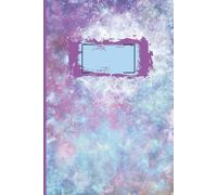 Cosmic Journal notebook | Blue and Purple Paperback Cosmic Notebook Style Journal | Galaxy 6x9, College Rule Notebook Journal, 120 pgs for all ages