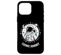 Cosmic Journey Astronaut Space Explorer Fitness Gym Graphic Case for iPhone 16 Pro Max