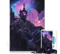 Cosmic King On Throne 1000 Piece Jigsaw Puzzles for Adults Think Sharper, Fine Detail, Home Play, Xmas Idea (50x75cm)