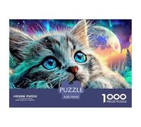 Cosmic KittenEpic 1000-Piece Jigsaw Puzzles for Adults The Pinnacle of Impossible, Hard, Difficult Challenging Puzzle Educational Games - These Represent The Apex Gift Jigsaw Puzzles for Adults And K