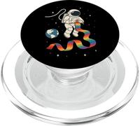 Cosmic Knitter Astronaut Rainbow Yarn Craft PopSockets PopGrip for MagSafe