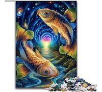Cosmic Koi 1000 Piece Jigsaw Puzzle for Adults And Teenagers, for Age 14+ Game Wall Decoration Unique Gifts for Birthday And Christmas (50x75cm)