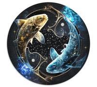 Cosmic Koi Fish Jigsaw Puzzles for Adults Puzzle 1000 Pieces Jigsaw for Home Decor,Ideal Christmas & New Year Gift for Teenagers 67.5x67.5cm