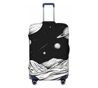Cosmic Landscape Celestial Art Print Luggage Covers Suitcase Protector Fit 18-32 Inch Luggage-X-Large