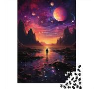 Cosmic Landscape Fantasy Puzzles 1000 Piece for Adults Jigsaw Puzzles Game for The Whole 70x50cm/1000pcs