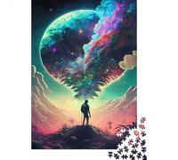Cosmic Landscape Jigsaw Puzzle 1000 Piece Jigsaw Puzzle for Adults Dreamy Universe Relaxation Gift 38x26cm/1000pcs