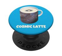 Cosmic Latte Spiral Galaxy Saturn Cosmo Science Nerds Fun PopSockets Adhesive PopGrip