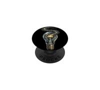 Cosmic Light Bulb Galaxy Design for Bright Ideas PopSockets Adhesive PopGrip