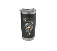 Cosmic Light Bulb Galaxy Design for Bright Ideas Stainless Steel Insulated Tumbler