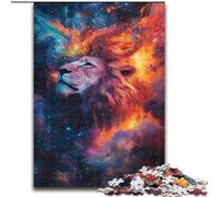 Cosmic Lion JigsawPuzzle 1000 Pieces for Teenagers, Staycation Kill Time Birthday Present, Gifts, Wall Art for 14+ (26x38cm)