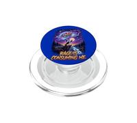 Cosmic Lobster Rage Is Consuming Me Howling At The Moon PopSockets PopGrip for MagSafe