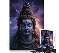 Cosmic Lord Shiva 1000 Pieces Puzzles for Teenagers Sharp Thinking, Accurate Cut, Fun Activity, Art Decor (38x52cm)
