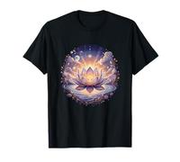 Cosmic Lotus Flower Meditation Spiritual Awakening T-Shirt
