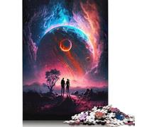 Cosmic Love Planetary Jigsaw Puzzles for Adults 1000 Piece High Challenging DIY Large Puzzle Educational Toy Funny Family Games Unique Home Decor 38x26cm/1000pcs