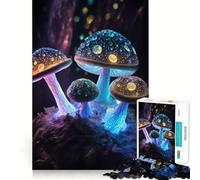 Cosmic Magic Mushroom 1000 Piece Jigsaw Puzzles for Adults Jigsaw Sharp Logic, DIY Fun, Family Pastime, Table Accent (38x26cm)