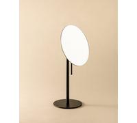 Cosmic Magnifying Mirror, Freestanding, X5, Matt Black, Architect Collection