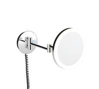 COSMIC Magnifying mirror Light grey Measures 20.1 x 40 x 20.1 cm