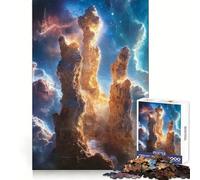 Cosmic Majesty︰ The Pillars of Creation Reimagined Jigsaw Puzzles for Adults1000 Pieces Mindful Game, Fine Cut, Happy Challenge, Xmas Gift (38x52cm)