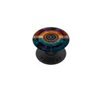 Cosmic Mandala Galaxy Sacred Geometry Boho PopSockets Adhesive PopGrip