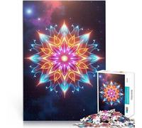 Cosmic Mandala1000 Piece teenager Puzzles Help the brain exercise addictive toys to cultivate patience Secret Santa Gifts 38x26cm