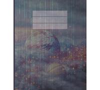 Cosmic Matrix W/Human Mind Back Cover Composition Notebook: College ruled with field, 110 pages, 7.5" x 9.25"