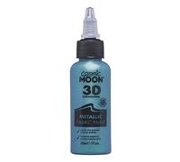 Cosmic Moon - Metallic 3D Fabric Paint - 30ml - Textile paint for clothes, t-shirts, bags, shoes & canvas (Green)