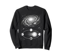 Cosmic Motion Galaxy and Planetary Orbit Diagram Sweatshirt