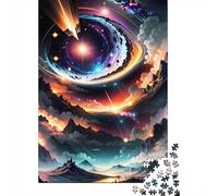 Cosmic Mountain Landscape Puzzles 1000 Piece for Adults Jigsaw Puzzles Jigsaw Puzzle Game for The Whole 38x26cm/1000pcs