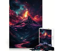 Cosmic Mountain Peak Jigsaw 1000 Pieces for Teenagers Reason Skill, Stress Relief Play, Enjoyable Challenge, Nice Art (38x52cm)