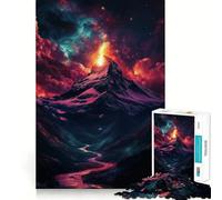 Cosmic Mountain Peak Jigsaw for Teenagers 1000 Pieces Brain Power, Clean Cut, Fun Challenge, (38x26cm)