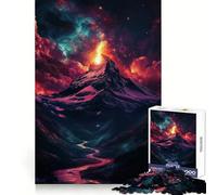 Cosmic Mountain Peak Jigsaw for Teenagers 1000 Pieces Brain Power, Clean Cut, Fun Challenge, (38x26cm)