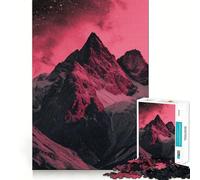 Cosmic Mountain Peaks Jigsaw Puzzles 1000 Pieces for Adults Brain Exercise, Decompress, Family Game, Home Art (38x52cm)