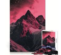 Cosmic Mountain Peaks Jigsaw Puzzles 1000 Pieces for Adults Brain Exercise, Decompress, Family Game, Home Art (38x52cm)