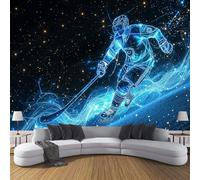 Cosmic Movement Wall Sticker 350x256cm, Galaxy Skating, Self Adhesive Decoration, Mural for Bedroom Bathroom Living Room, Removable Wallpaper Decor