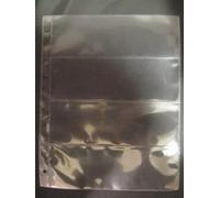 Cosmic/Multi-Master Banknote Collectors Sleeves - 4 Pocket Horizontal, 215mm x 73mm (30)