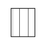 Cosmic/Multi-Master Bookmark Collectors Sleeves - 3 Pocket Vertical, 70mm x 293mm (20)