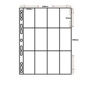 Cosmic/Multi-Master Card/Ticket Collectors Sleeves - 12 Pocket, 53mm x 97mm (100)