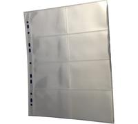 Cosmic/Multi-Master Phonecard Collectors Sleeves - 8 Pocket, 105mm x 71mm (200)