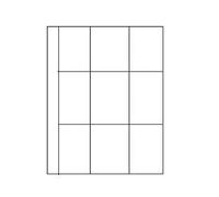 Cosmic/Multi-Master Trade Card Collectors Sleeves - 9 Pocket, 70mm x 95mm (50)
