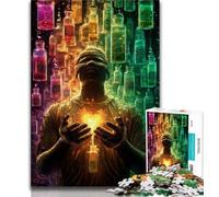 Cosmic Mummy Jigsaw Puzzles for Adults 2000 Jigsaws,Challenging Game And Family Play with Fully Interlocking Randomly Shaped Pieces 70x100cm