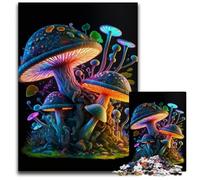 Cosmic Mushroom 1000 Piece Jigsaw Puzzles for Adults Wooden Puzzles for Teenagers & Family Fun - DIY Brain Teaser Game Gift 50x75CM/19.68x29.52inch