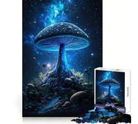 Cosmic Mushroom Jigsaw Puzzles for Adults 1000 Piece Logic Exercise, DIY Fun, Family Activity, Room Accent (38x52cm)