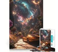 Cosmic Nature Car Trip 1000 Piece Puzzle For Teenagers Mental Sharp, Stress Relief Play, Family Game, Home Display (38x26cm)