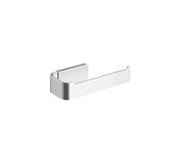 COSMIC Nea Toilet Paper Holder Without Cover for Square Design Bathroom. Installation with Screws or Adhesive. Matte Black Metal Toilet Paper Holder.