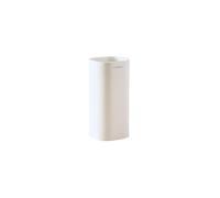 COSMIC NEA Toothbrush Holder for Bathroom Countertop with Contemporary and Elegant Design. White Matte Stainless Steel Toothbrush Stand