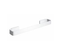 COSMIC NEA Towel Bar for Bathroom Made of Stainless Steel with Circular and Minimalist Design. Towel Holder with Wall Mounting Using Screws or Adhesive. Matte White Color