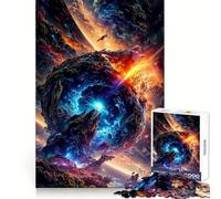 Cosmic Nebula Landscape Adult Jigsaw Puzzle1000 Pieces Brain Think, Sharp Detail, Real Challenge, Home Accent (38x52cm)