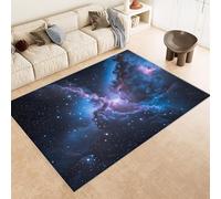 cosmic nebula Rugs for Bedroom Colorful Galaxy Tie-dye Carpet Soft Flannel Area Rugs For Teenage Child Boy, Shaggy Carpet for Kids Playroom Nursery Living Room (60x90cm)